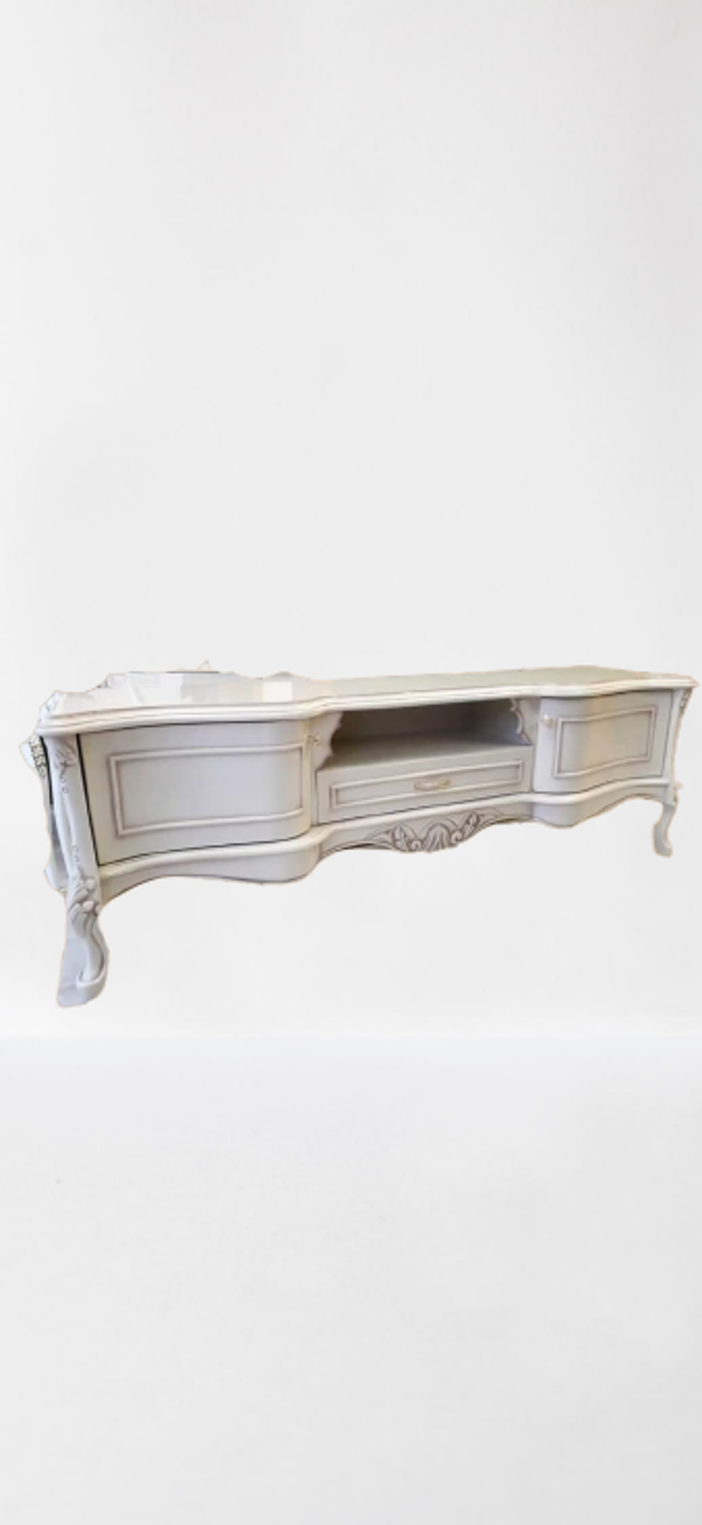 Tv Sehpa ST 17394 Veli Klasik Model Bombe Kayın Aslan Ayak Oyma N