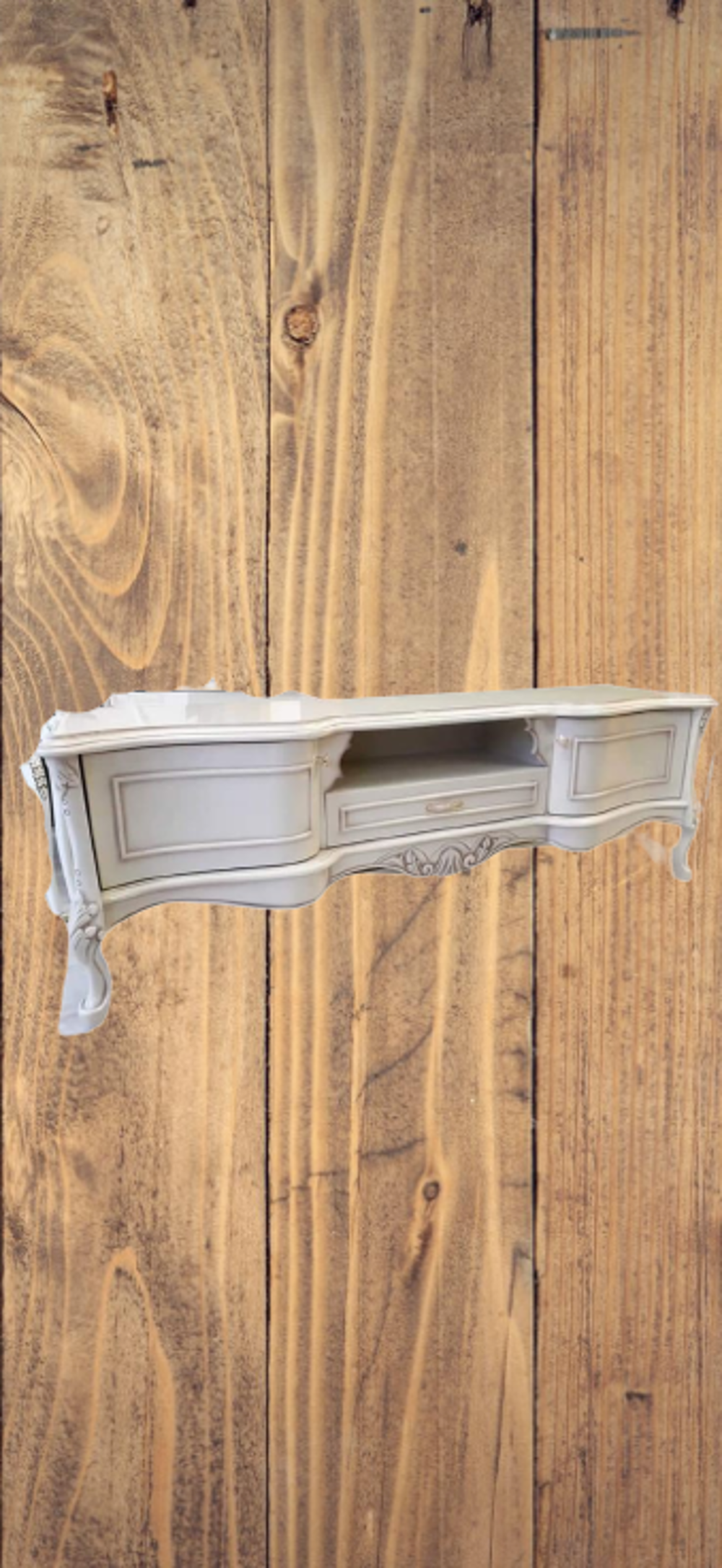 Tv Sehpa ST 17394 Veli Klasik Model Bombe Kayın Aslan Ayak Oyma N