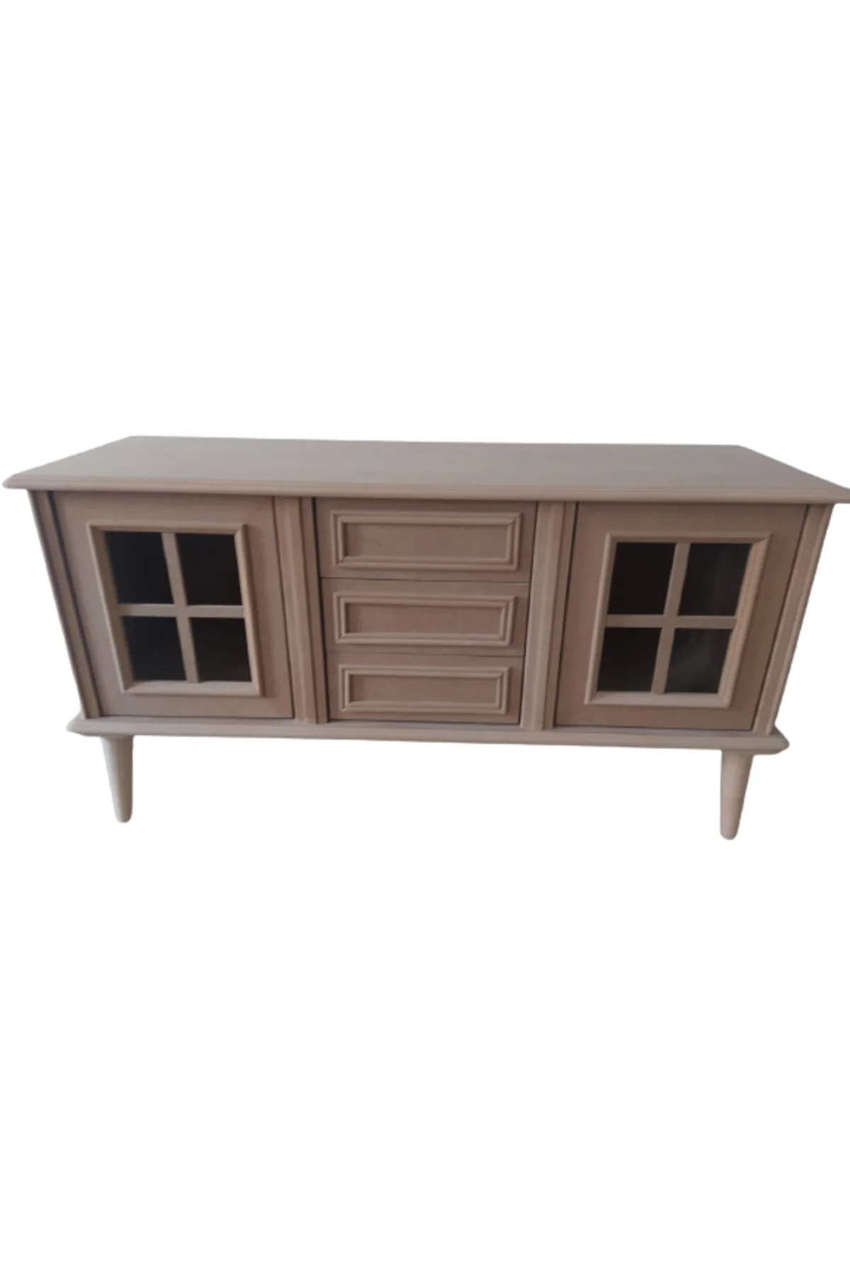 Tv Sehpa ST 17423 Windovs Nakış Klasik Model Kayın RETRO Ayak HAM Renk Elyapım Tv Sehpa ST 17423 Windovs Nakış Klasik Model Kayın RETRO Ayak HAM Renk Elyapım - Görsel 2