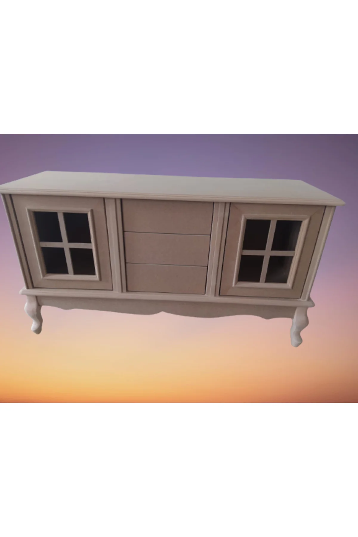 Tv Sehpa ST 17454 Pencere WİNDOVS Klasik Model Kayın Aslan Ayak HAM Renk El yapım Tv Sehpa ST 17454 Pencere WİNDOVS Klasik Model Kayın Aslan Ayak HAM Renk El yapım - Görsel 6
