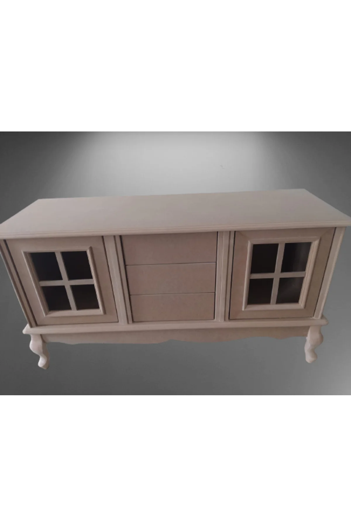 Tv Sehpa ST 17454 Pencere WİNDOVS Klasik Model Kayın Aslan Ayak HAM Renk El yapım Tv Sehpa ST 17454 Pencere WİNDOVS Klasik Model Kayın Aslan Ayak HAM Renk El yapım - Görsel 3