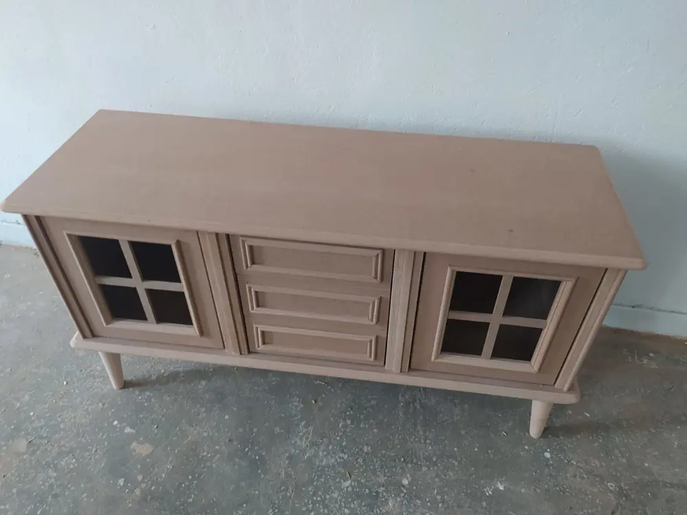 Tv Sehpa ST 17455 WİNDOVS Klasik Model Kayın Torna Retro Ayak HAM