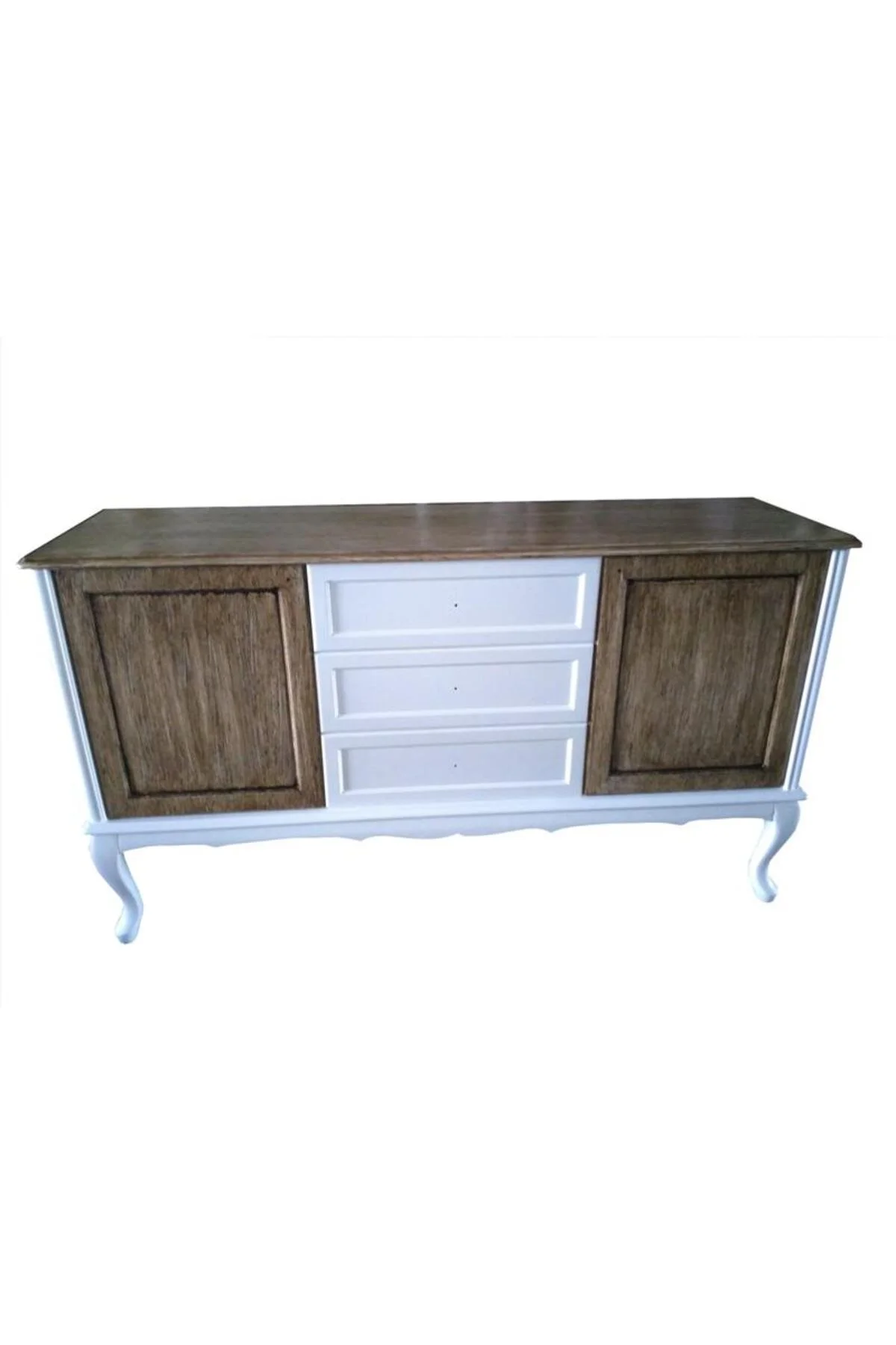Tv Sehpa ST 17930 Konsol Model MDF Üzeri Ceviz Kaplama Parlak Beyaz ceviz El Yapı Tv Sehpa ST 17930 Konsol Model MDF Üzeri Ceviz Kaplama Parlak Beyaz ceviz El Yapı