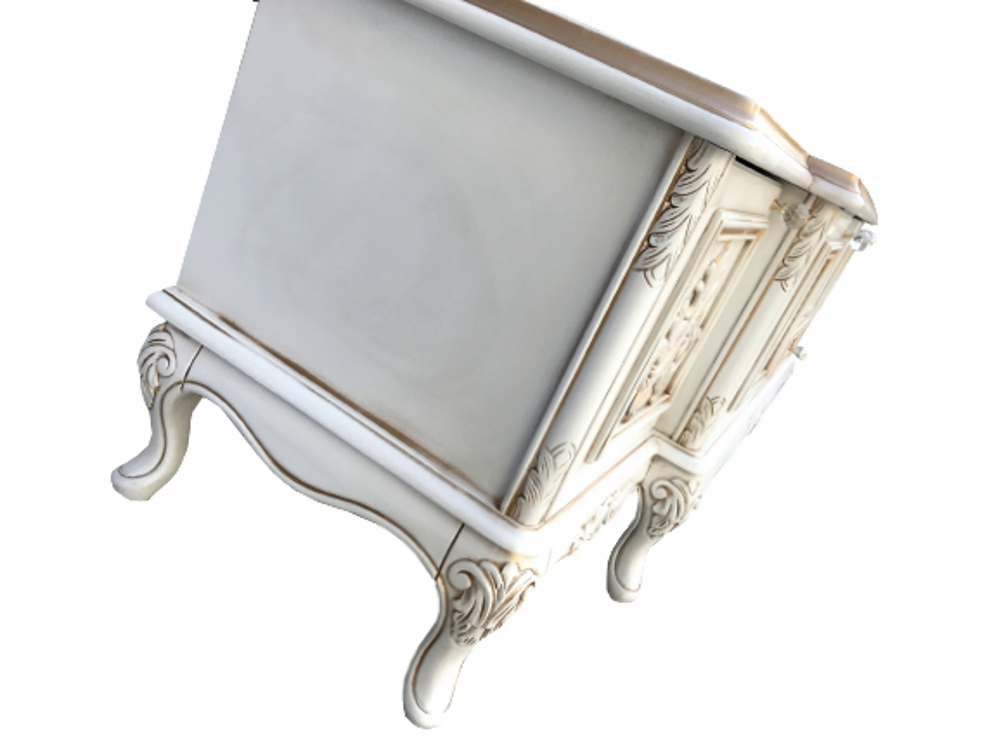 TV Sehpa ST 17934 Lüx Klasik Modl Kayın ASLAN Ayak Oym Hasır Gölg