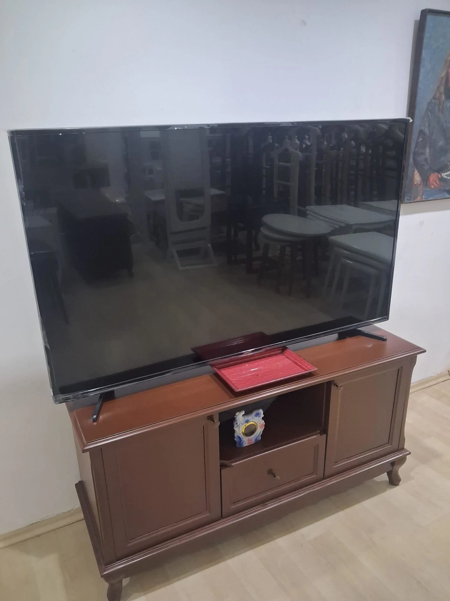 Tv Sehpa ST 18133 Klasik Model Ahşap Kayın ASLAN Ayak Parlak Ceviz 120 El Yapım Fiyatı, Yorumları ve Özellikleri