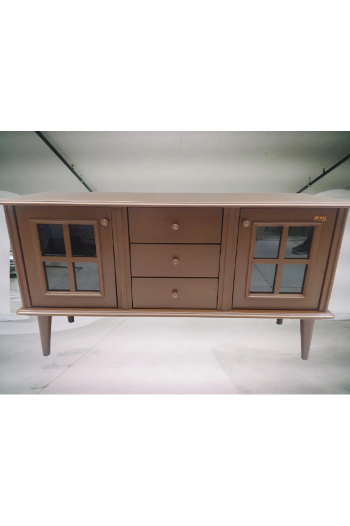Tv Sehpa ST 18224 Windovs Model Pencere Gürgen Retro Ayak Ceviz Renk El Yapım Tv Sehpa ST 18224 Windovs Model Pencere Gürgen Retro Ayak Ceviz Renk El Yapım - Görsel 6
