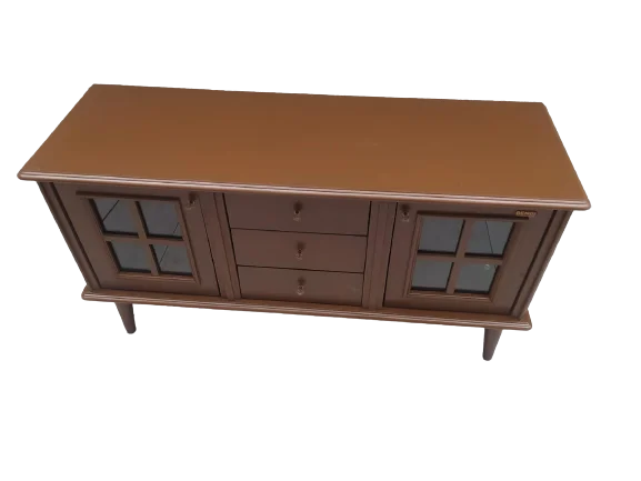 Tv Sehpa ST 18224 Windovs Model Pencere Gürgen Retro Ayak Ceviz Renk El Yapım Fiyatı, Yorumları ve Özellikleri