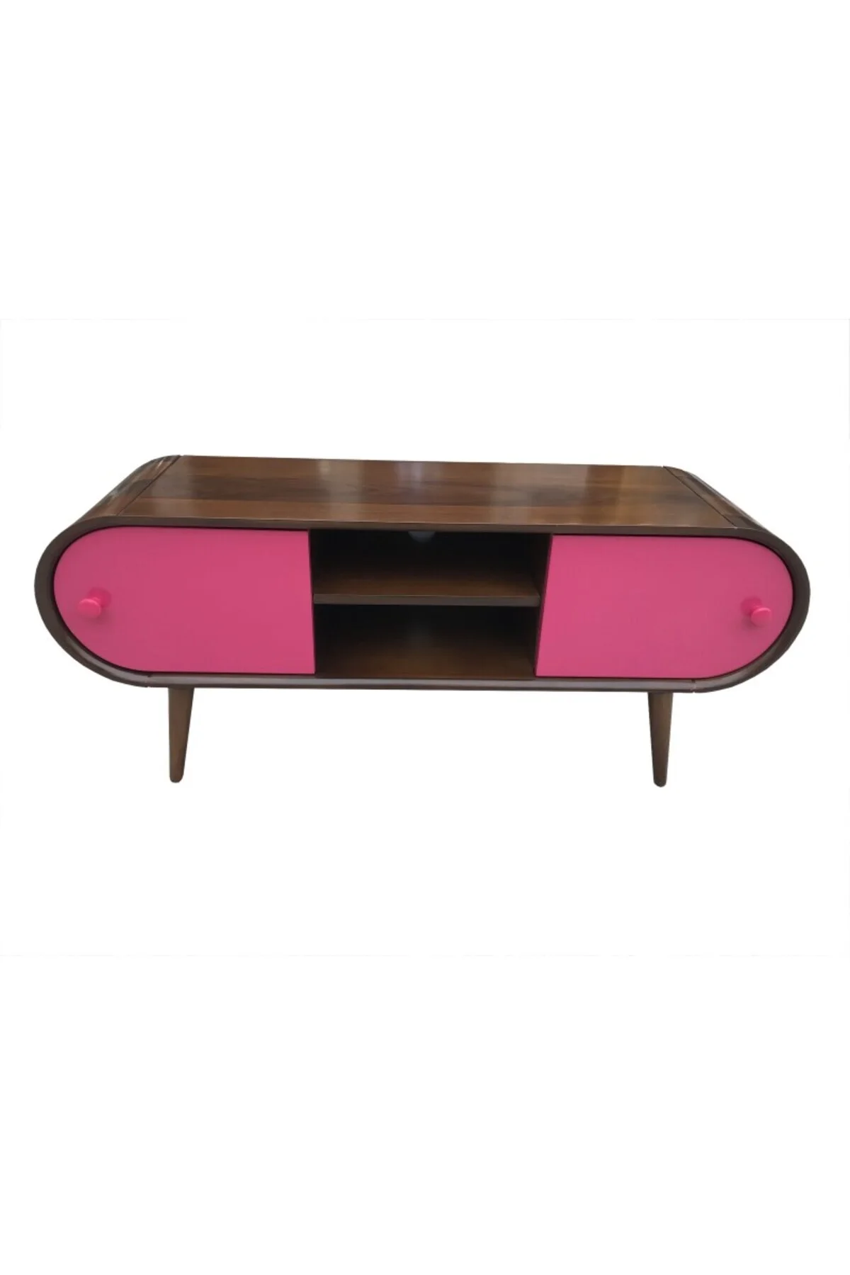 Tv Sehpası 13925 ST BOMBELİ Model Kayın RETRO Ayak Parlak Ceviz-Pembe120 El Yapım Tv Sehpası 13925 ST BOMBELİ Model Kayın RETRO Ayak Parlak Ceviz-Pembe120 El Yapım