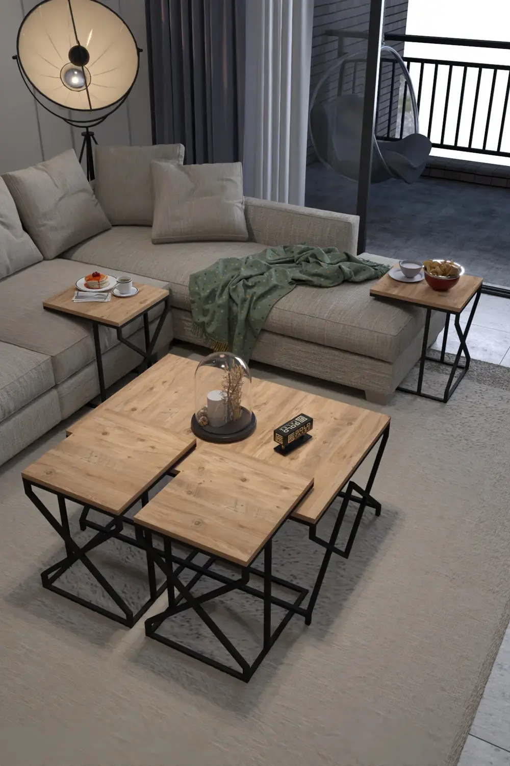 Tv Sehpası Mira Atlantik 5031 Gümüş 160 Cm 35 Cm 50 Cm