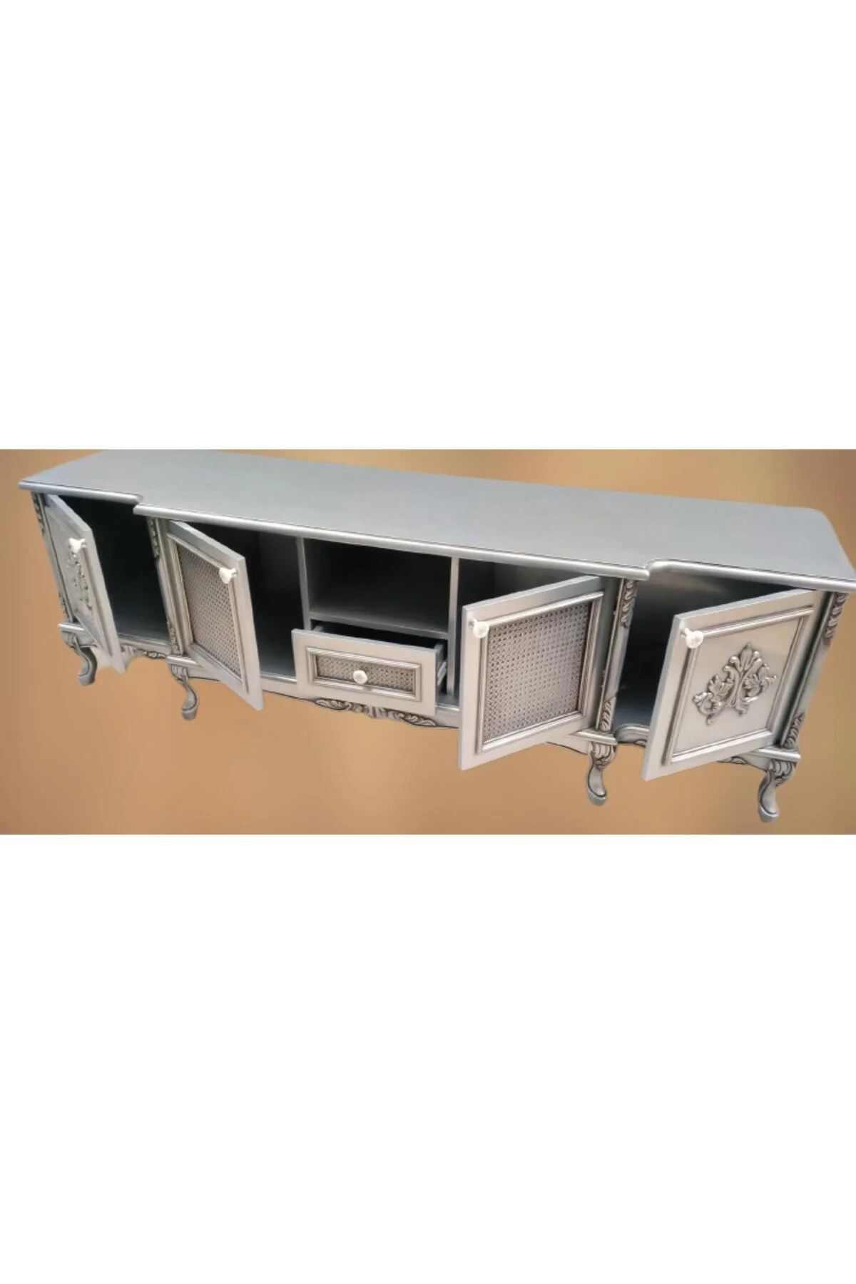 TV Sehpası ST 110980 Büyük Lüx Model Lükens ASLAN Ayak Oymalı Gölge Varak El YapI TV Sehpası ST 110980 Büyük Lüx Model Lükens ASLAN Ayak Oymalı Gölge Varak El YapI - Görsel 8