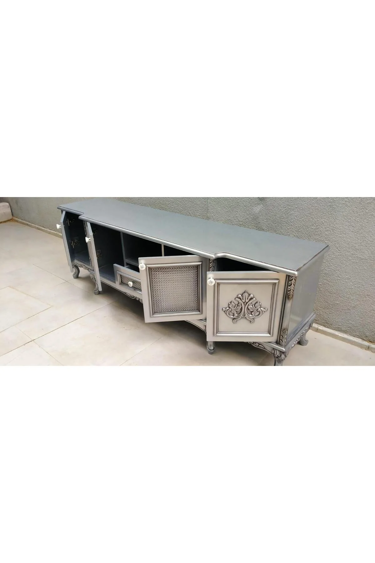 TV Sehpası ST 110980 Büyük Lüx Model Lükens ASLAN Ayak Oymalı Gölge Varak El YapI TV Sehpası ST 110980 Büyük Lüx Model Lükens ASLAN Ayak Oymalı Gölge Varak El YapI - Görsel 4