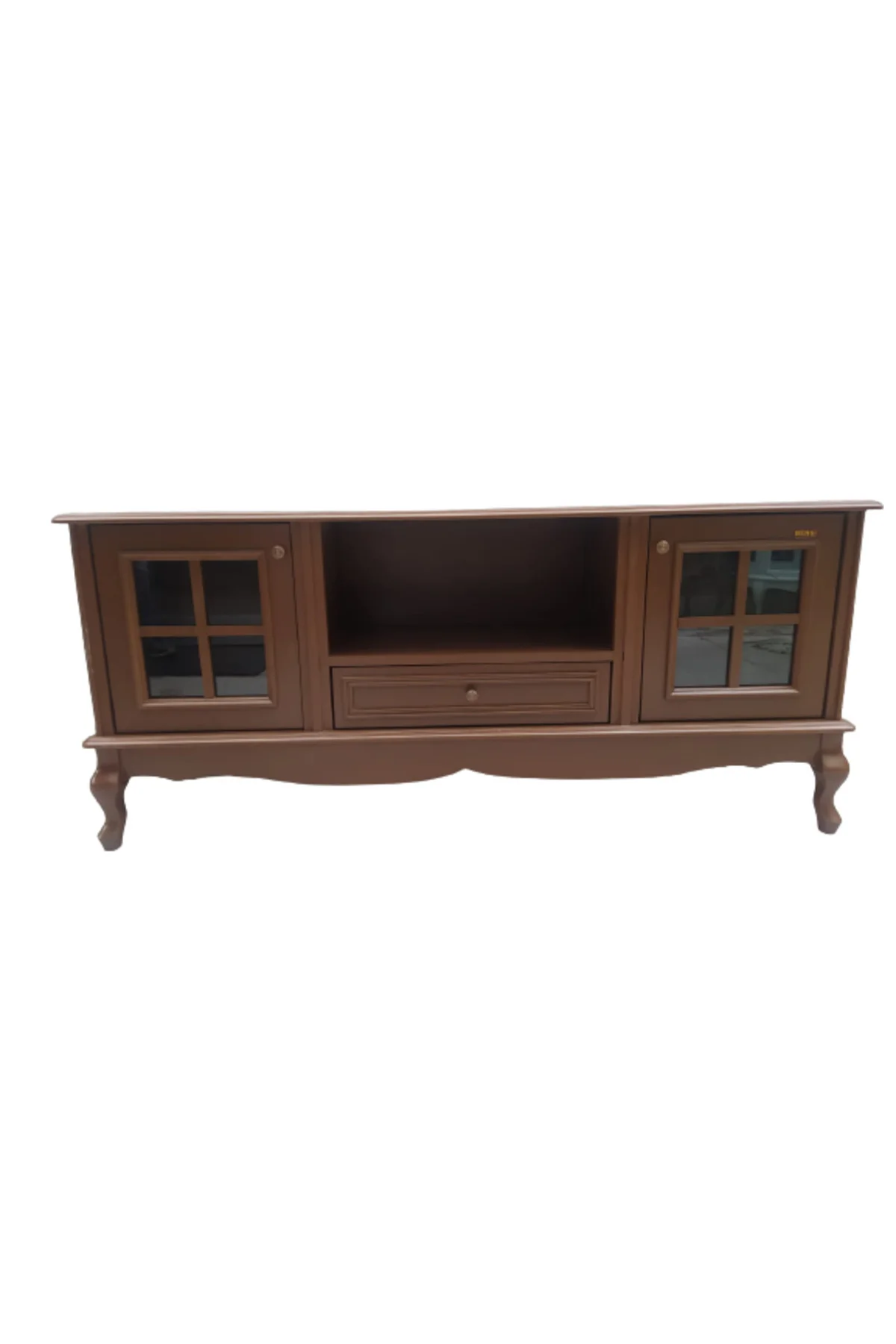 Tv Sehpası ST 18223 Windovs Model Pencere Ahşap Kayın ASLAN Ayak Ceviz El Yapım Tv Sehpası ST 18223 Windovs Model Pencere Ahşap Kayın ASLAN Ayak Ceviz El Yapım - Görsel 8
