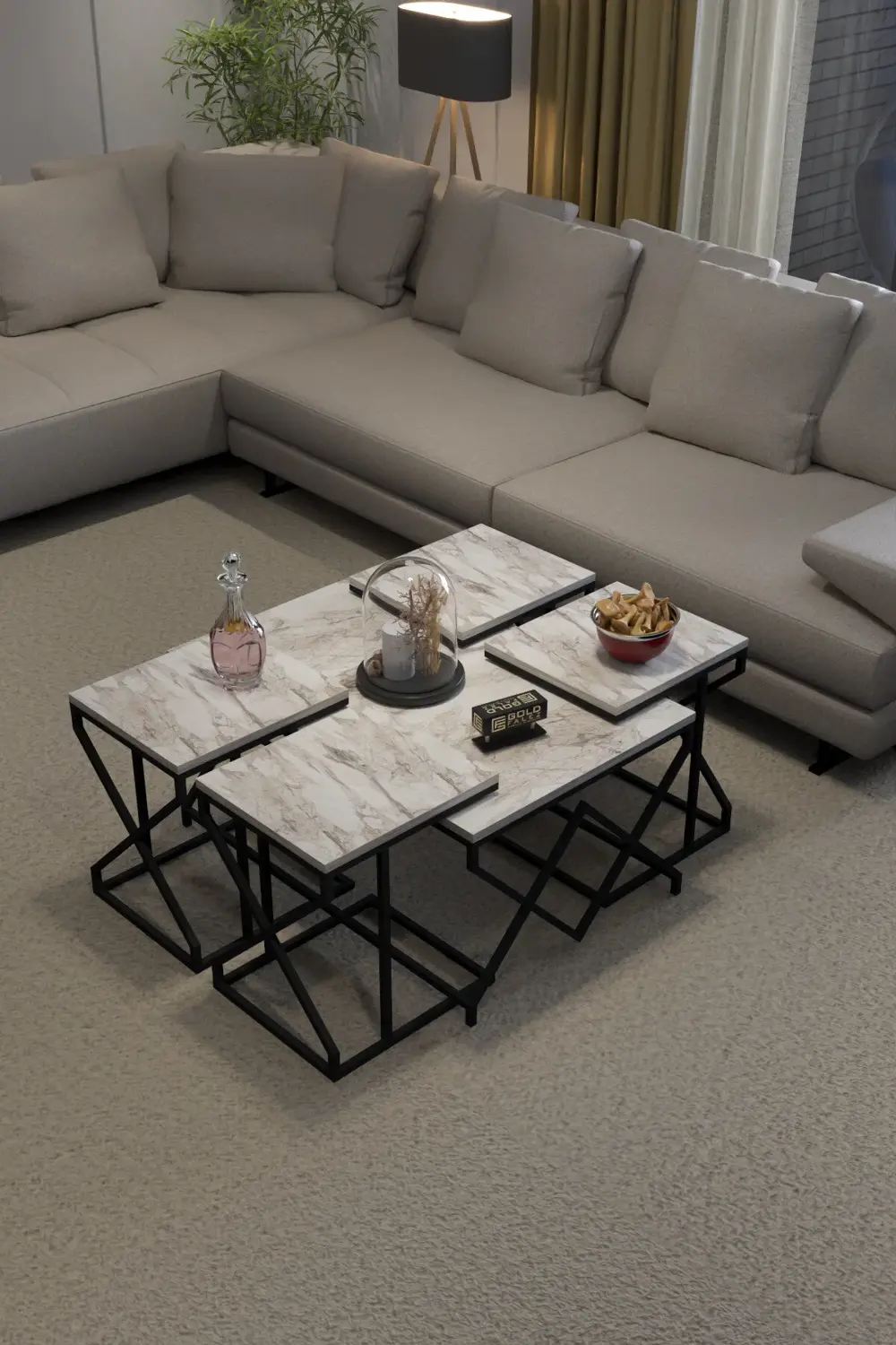 Tv Sehpası Tv Ünitesi 136 Cm Atlantik Çam Antrasit Vienna 5007