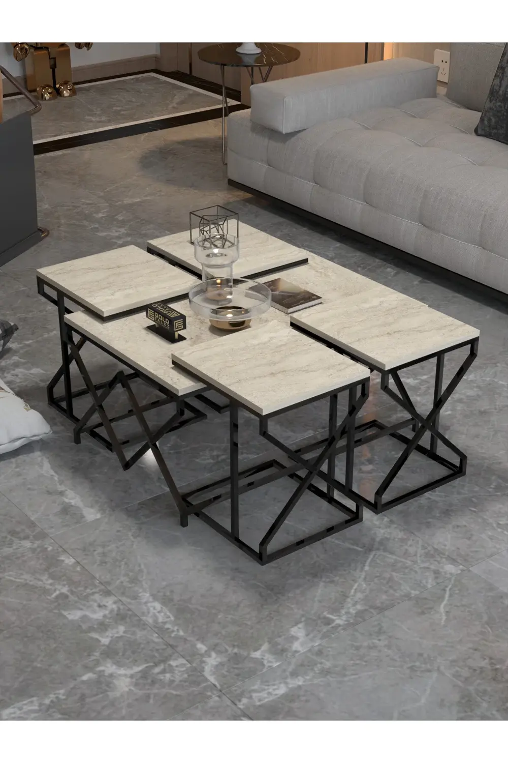 Tv Sehpası Tv Ünitesi 136 Cm Gordion Vienna 5008