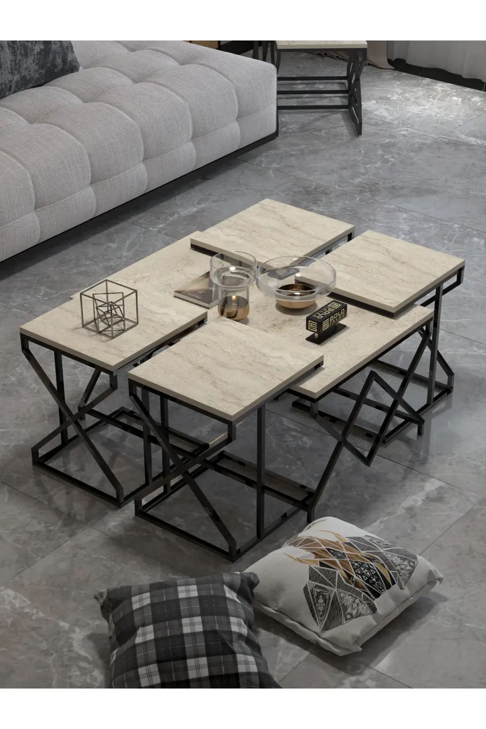 Tv Sehpası Tv Ünitesi 136 Cm Gordion Vienna 5008