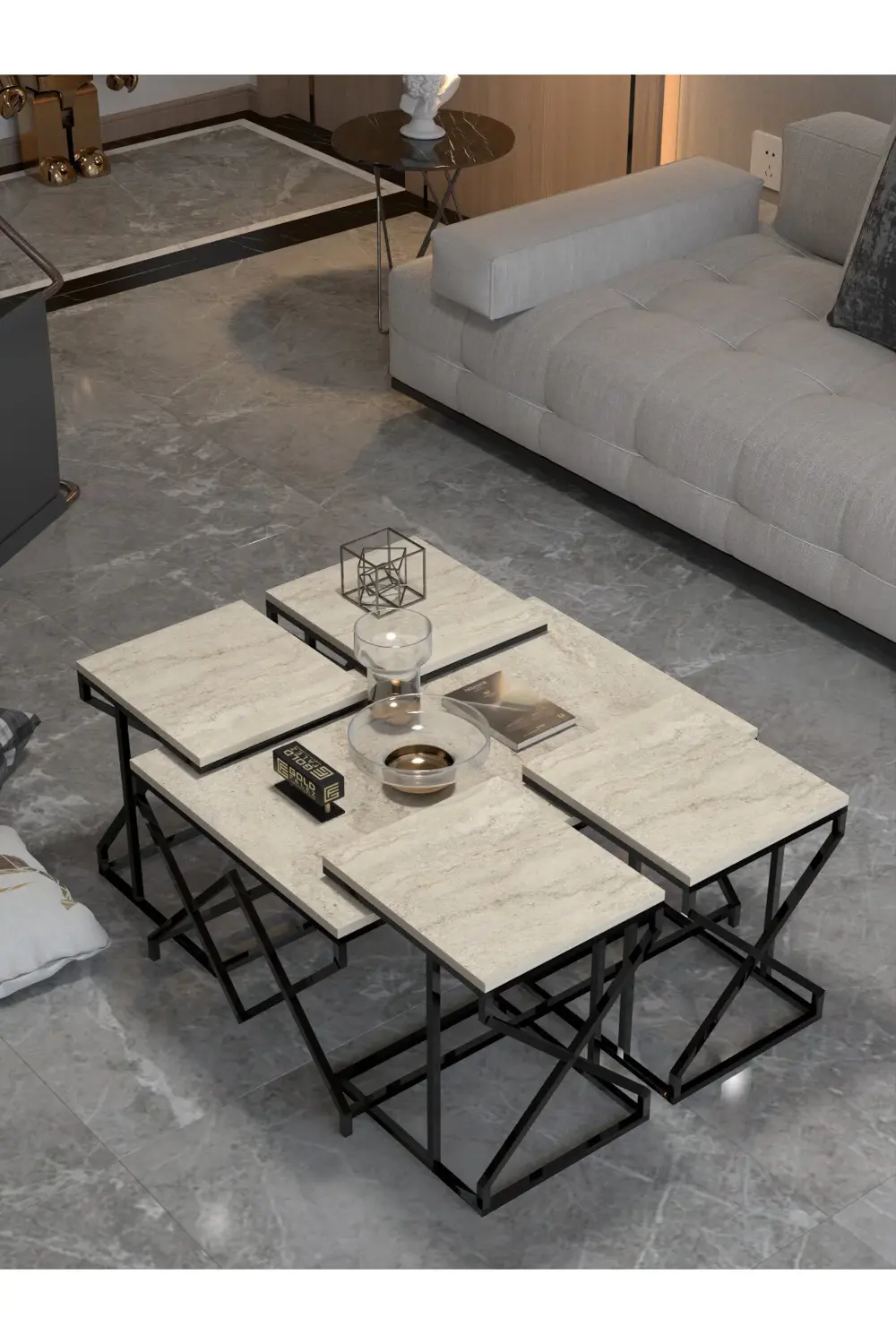 Tv Sehpası Tv Ünitesi 136 Cm Gordion Vienna 5008