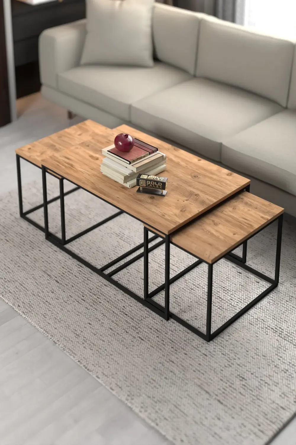 Tv Sehpası Tv Ünitesi 160 Cm Atlantik Çam Antrasit Mistral 5071