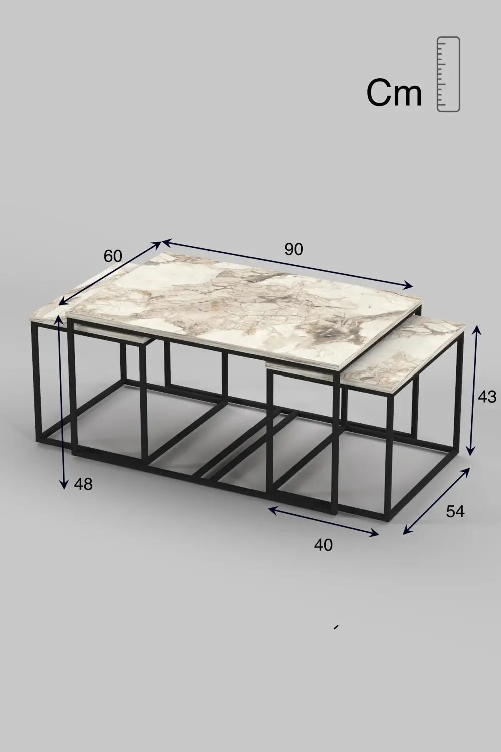Tv Sehpası Tv Ünitesi 160 Cm Gold Beyaz Mistral 5072