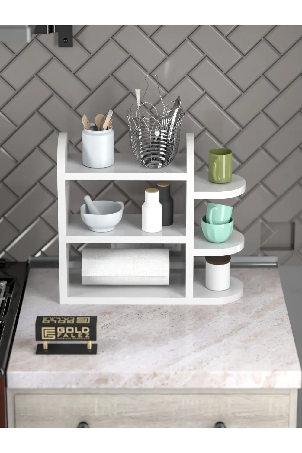 Tv Sehpası Tv Ünitesi Beyaz Gümüş 160 Cm Saraylı 5063