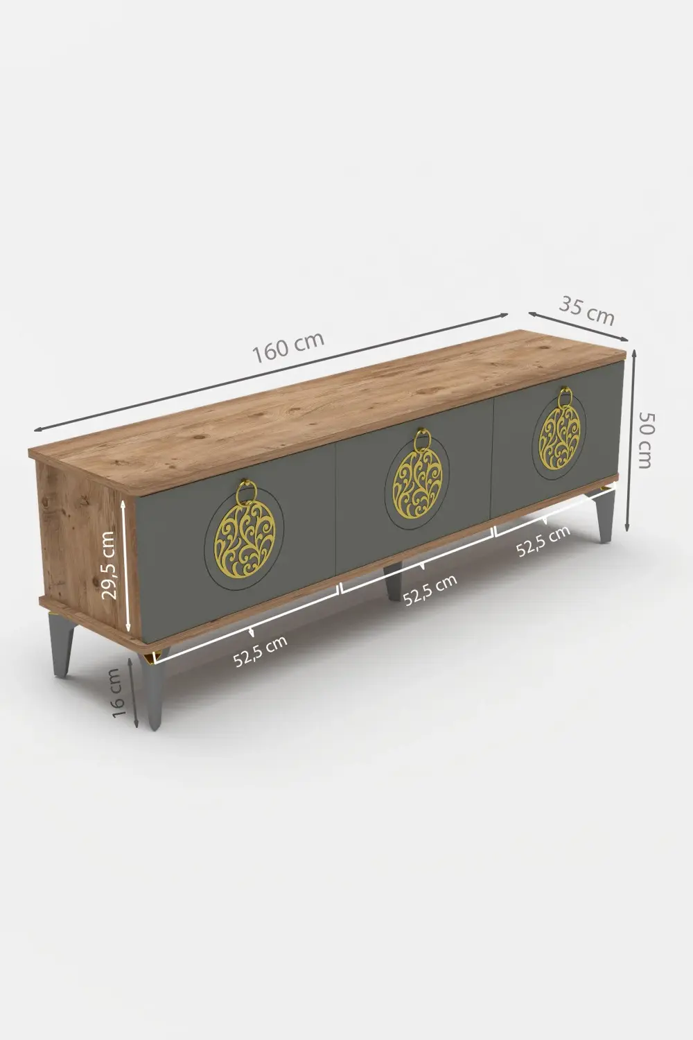 Tv Sehpası Ünitesi 2'Li Orta Sehpa 3'Lü Zigon Sehpa Set Üç Ürün T