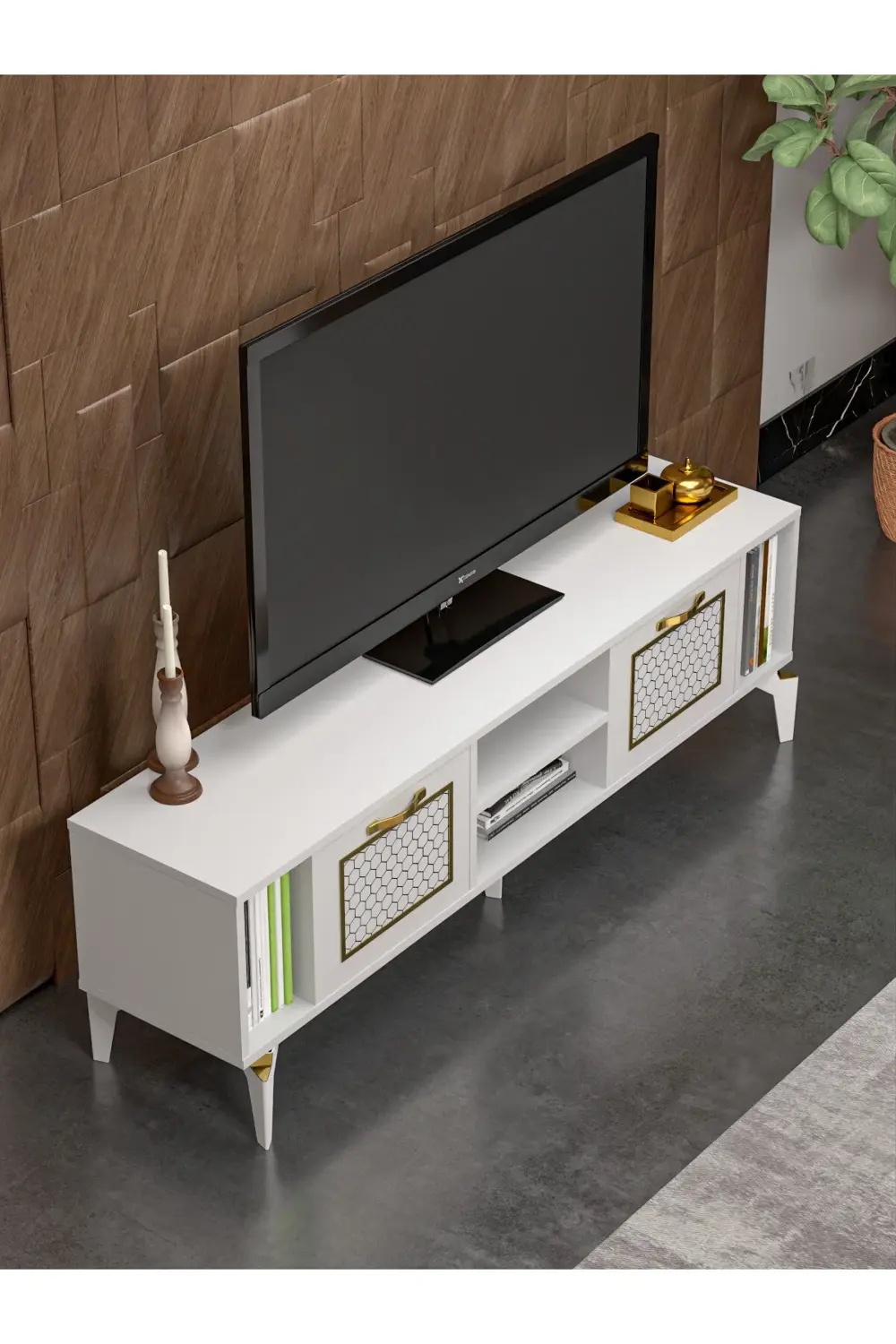 Tv Sehpası Ünitesi Tekli Orta Sehpa 3'Lü Zigon Sehpa Set Üç Ürün