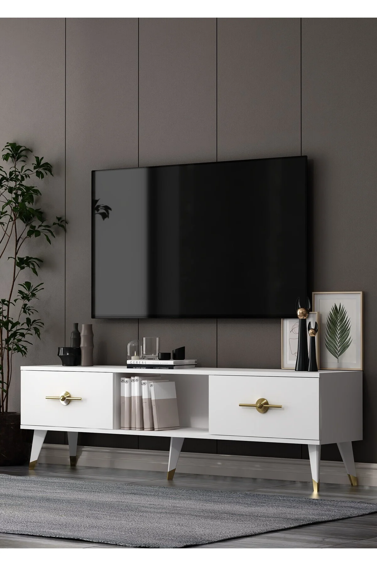 TV1388-1388-TV150-32 TV SEHPASI BEYAZ-ALTIN