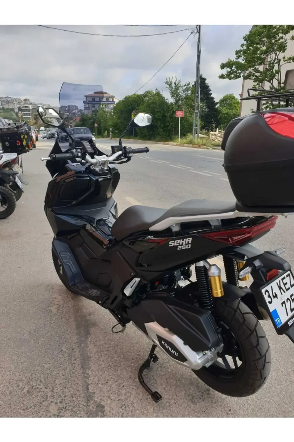 TVS Apache Ventro 150 Ön Cam 2023-2025 Model 78cm Füme Renkli 4mm