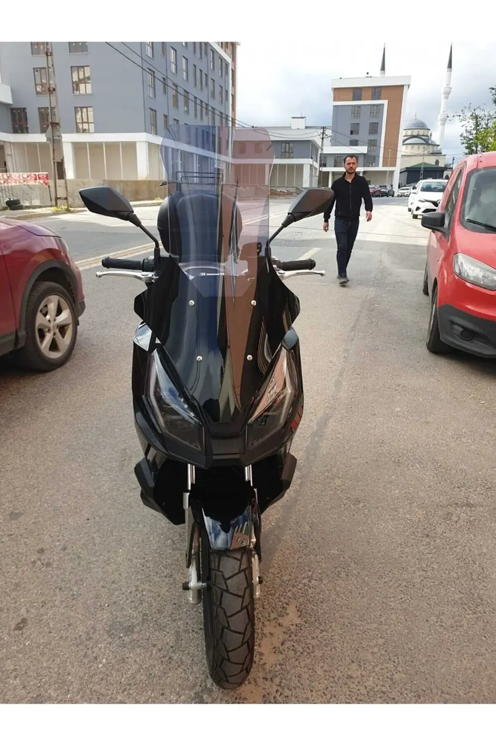 TVS Apache Ventro 150 Ön Cam 2023-2025 Model 78cm Füme Renkli 4mm
