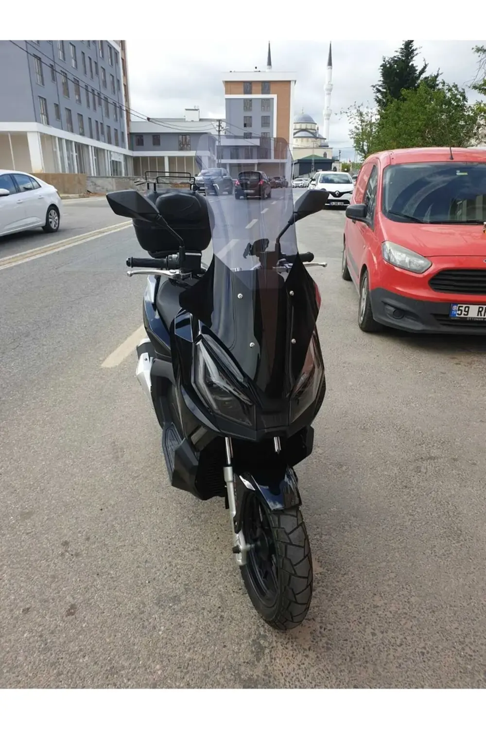TVS Apache Ventro 150 Ön Cam 2023-2025 Model 78cm Füme Renkli 4mm