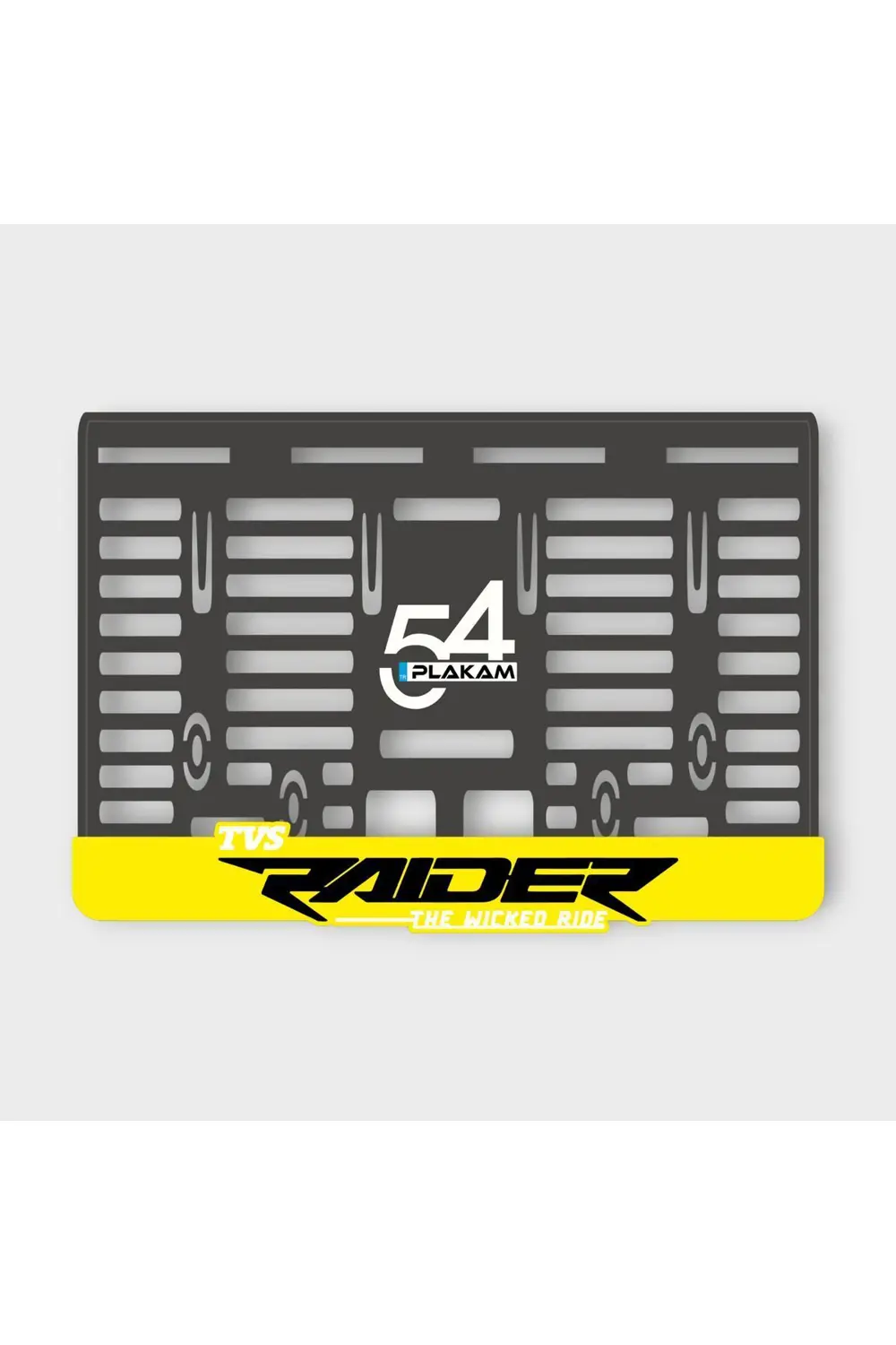 TVS RAİDER 3D KABARTMALI PLEKSİ MOTOR PLAKALIĞI