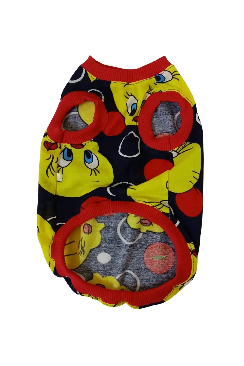 Tweety Desenli Kedi/Köpek Tişörtü Kıyafeti Small/S/Beden 1