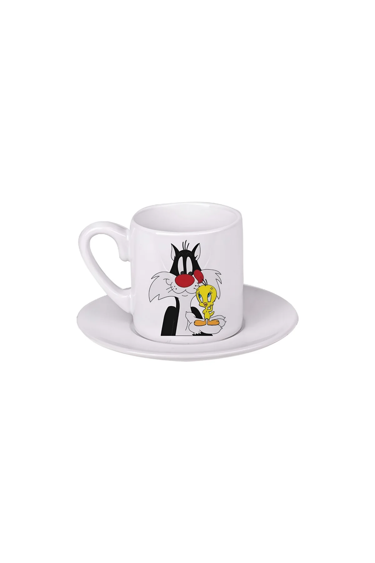 Tweety ve Sylvestre Türk Kahvesi Fincanı 005