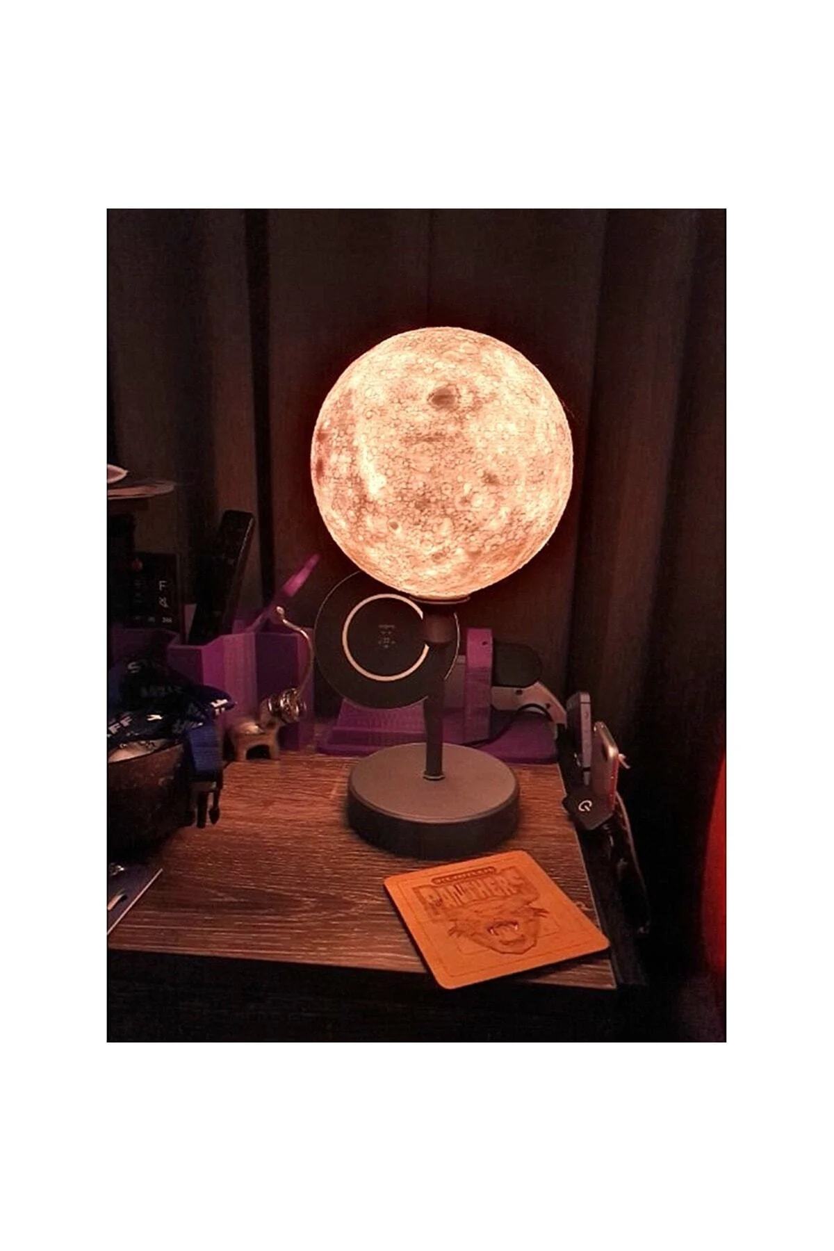 Twilight Fullmoon Abajur Başucu Lambası