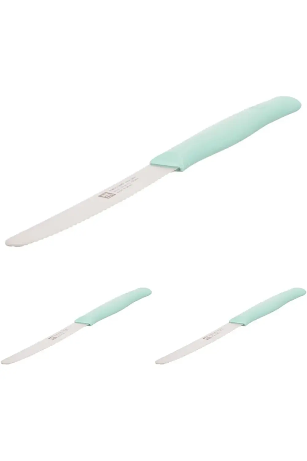 TWIN ÇOK AMAÇLI BIÇAK | DALGALI KENAR | 12 CM 3lü paket 395519