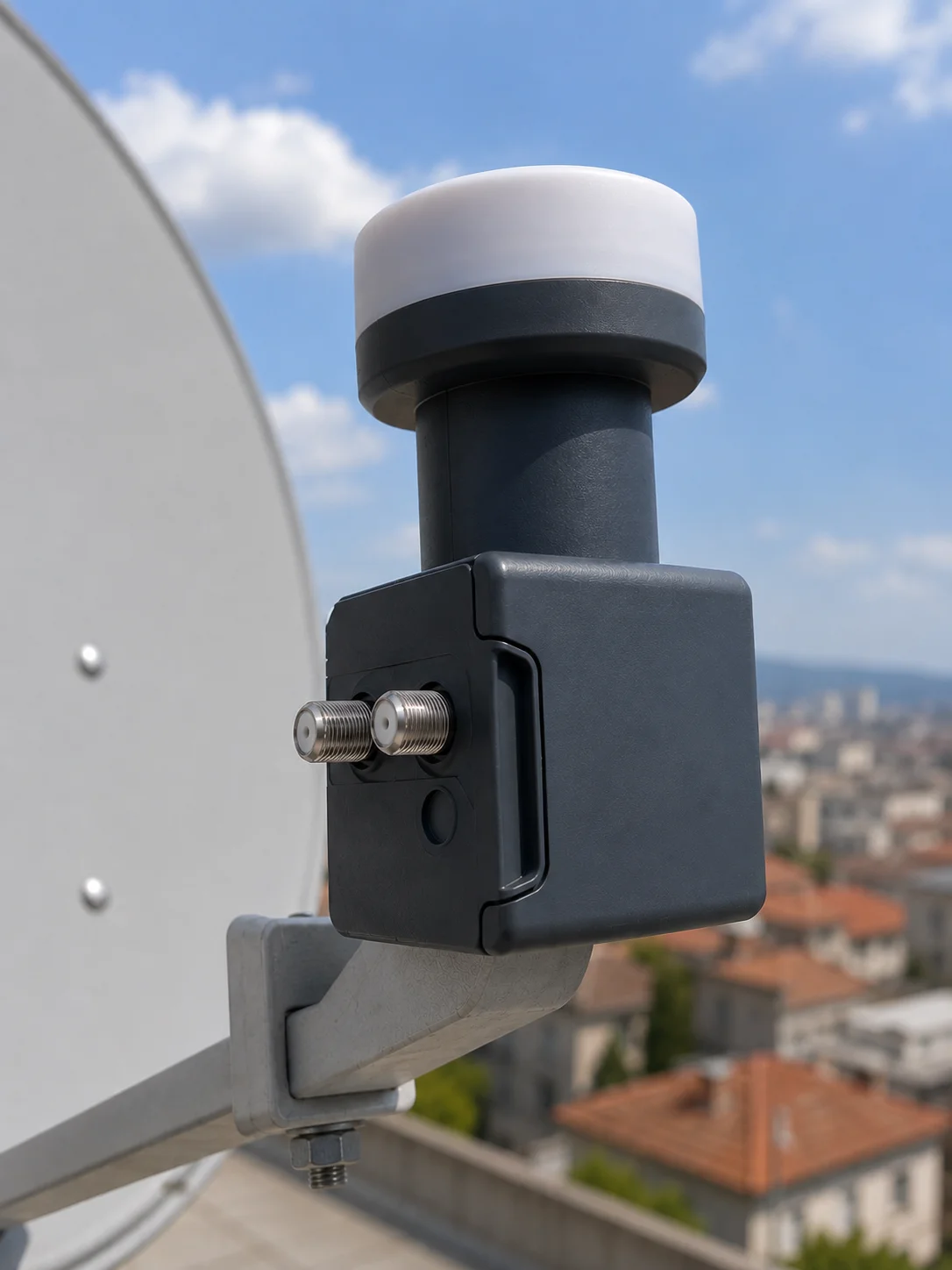 Twin LNB Çift Çıkışlı Uydu Anten LNB 4K Ultra HD Ku Band 0.1 dB Fiyatı, Yorumları ve Özellikleri