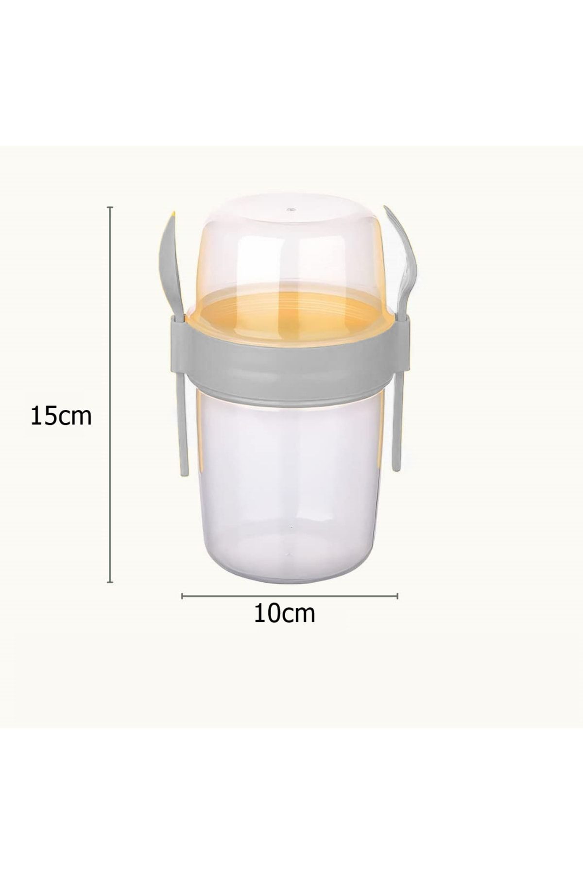 Transformacion Twincup 650 Ml Sizdirmaz Atiştirmalik Yemek Yoğurt Kabi Pudra