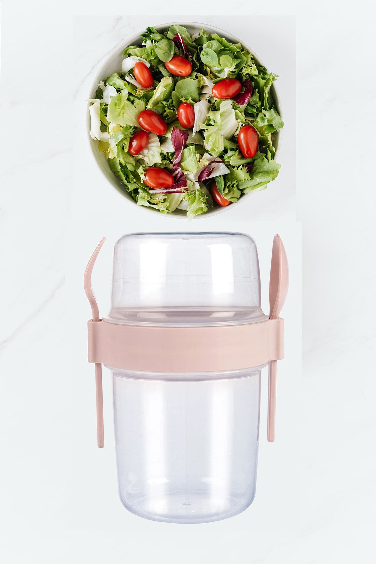 Transformacion Twincup 650 Ml Sizdirmaz Atiştirmalik Yemek Yoğurt Kabi Pudra