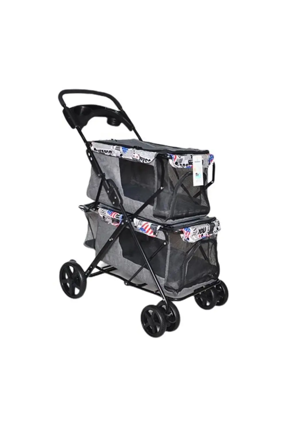 Twins Kedi Köpek Puseti Gri 51x85x100cm