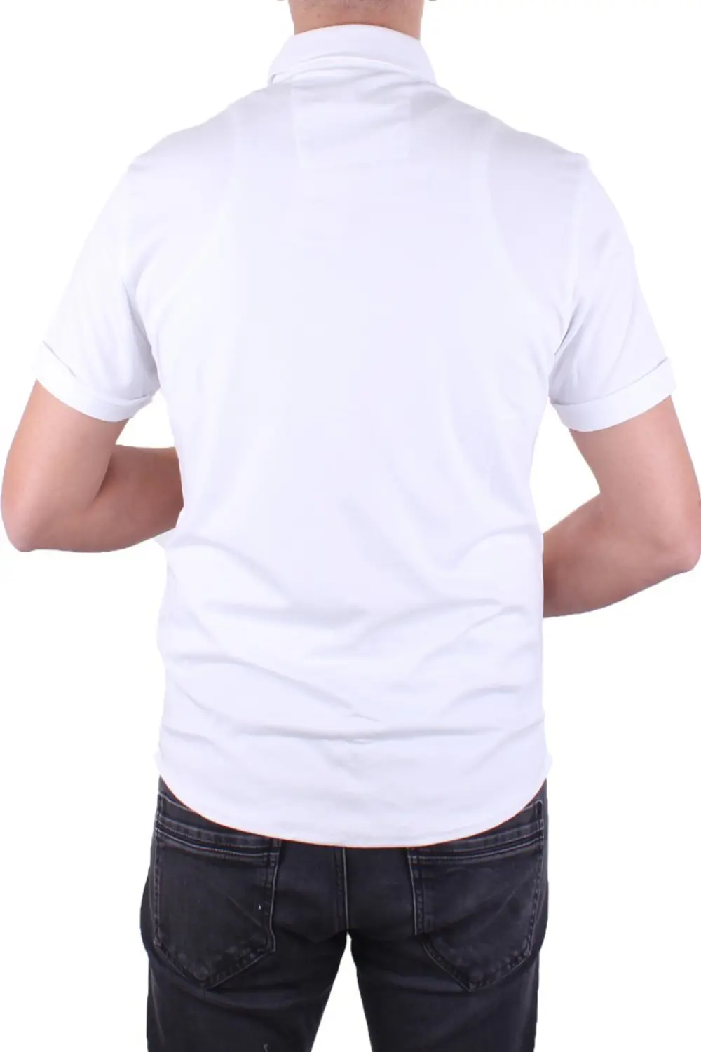 Twister 1853 Beyaz Kısa Kol Günlük Pamuklu Erkek Gömlek