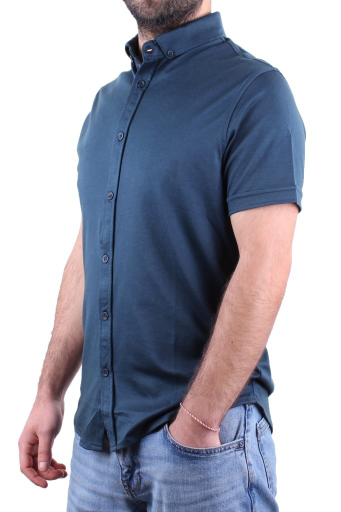 Twister Jeans Twister 1853 Petrol Kısa Kol Günlük Pamuklu Erkek Gömlek Twister Jeans Twister 1853 Petrol Kısa Kol Günlük Pamuklu Erkek Gömlek