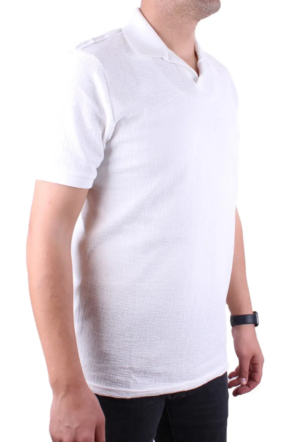 Twister 2288 Ekru Günlük Kısa Kol Normal Kesim Pamuklu Polo Yaka 
