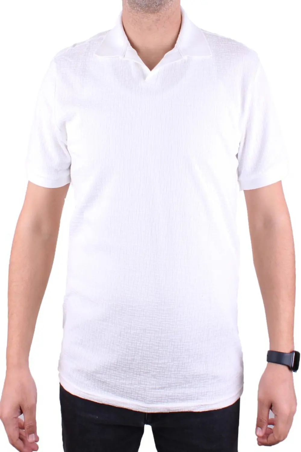 Twister 2288 Ekru Günlük Kısa Kol Normal Kesim Pamuklu Polo Yaka 