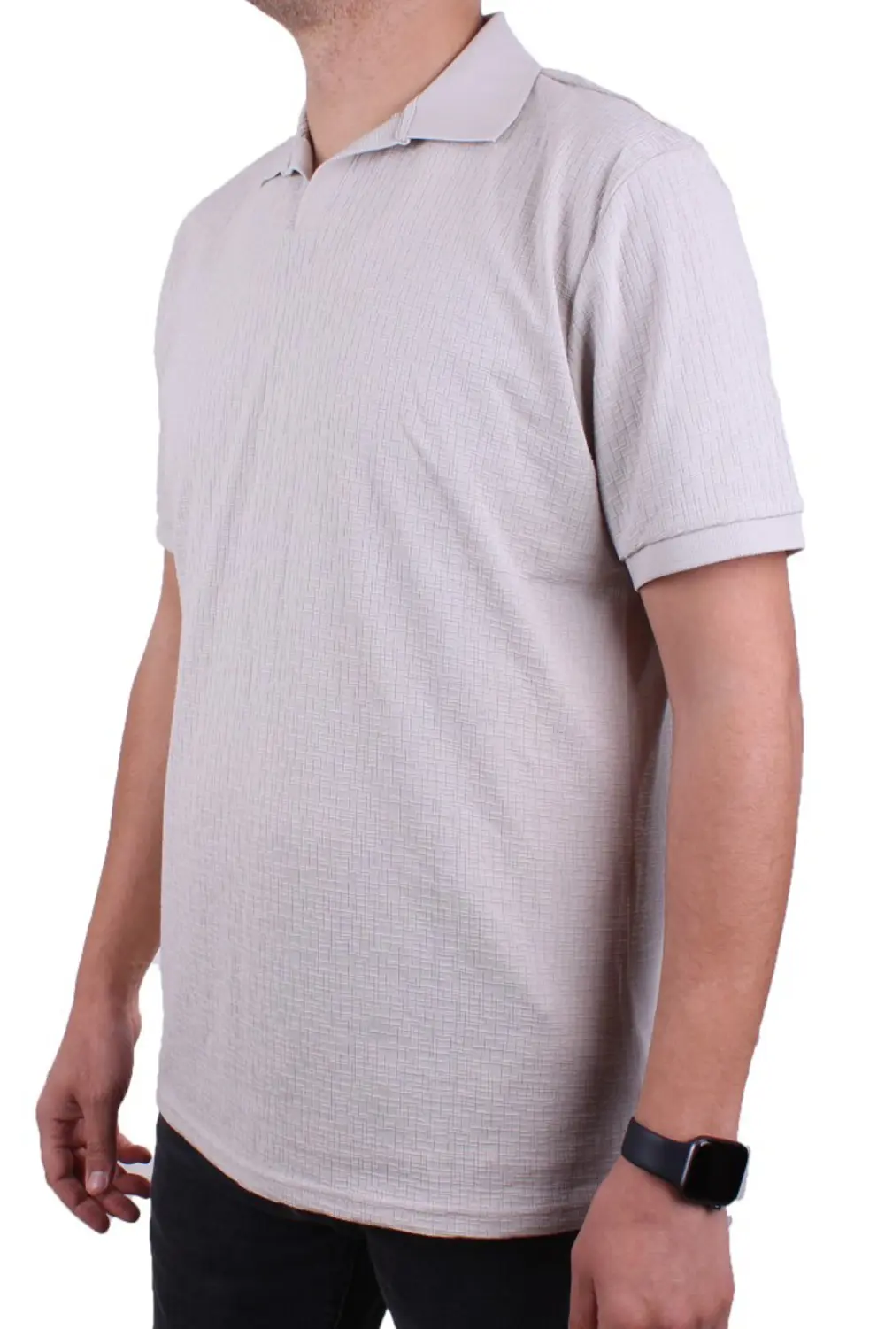 Twister 2288 Gri Günlük Kısa Kol Normal Kesim Pamuklu Polo Yaka E