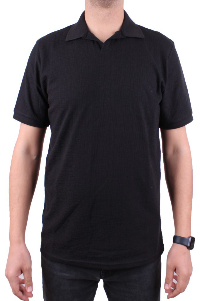 Twister Jeans Twister 2288 Siyah Günlük Kısa Kol Normal Kesim Pamuklu Polo Yaka