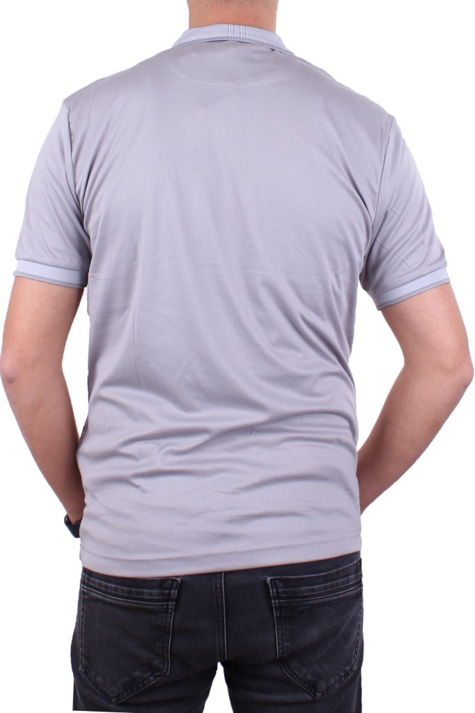 Twister Jeans Twister 2304 Gri Günlük Kısa Kol Normal Kesim Pamuklu Polo Yaka E