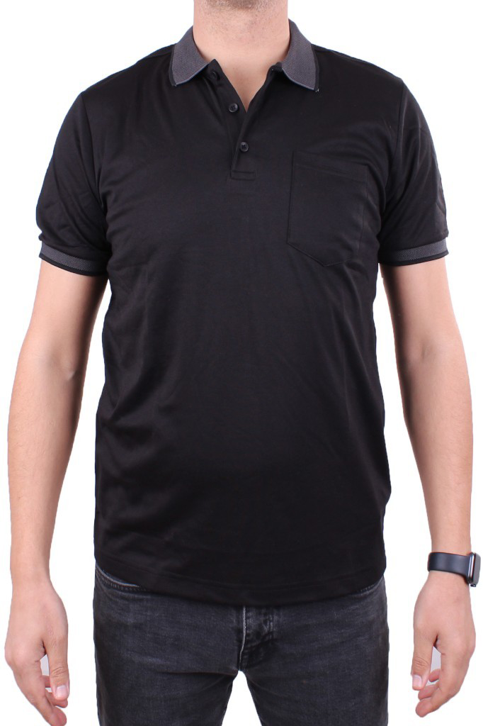 Twister Jeans Twister 2304 Siyah Günlük Kısa Kol Normal Kesim Pamuklu Polo Yaka