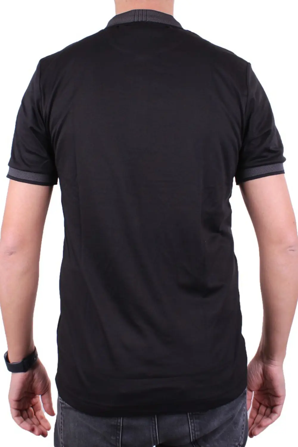 Twister 2304 Siyah Günlük Kısa Kol Normal Kesim Pamuklu Polo Yaka