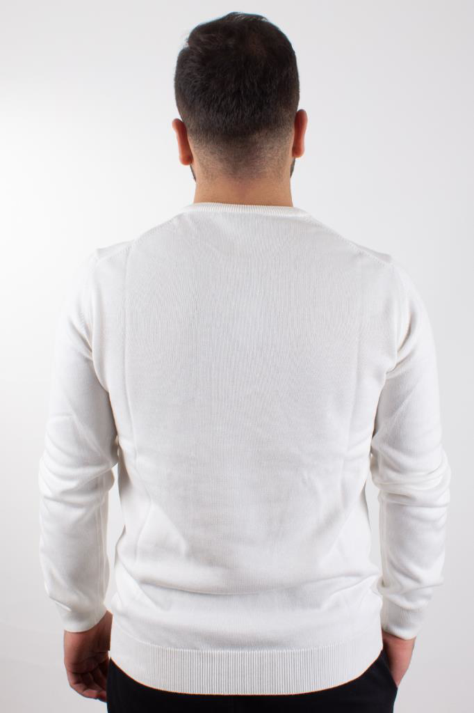 Twister Jeans Twister 3621 Ekru Bisiklet Yaka Erkek Kazak