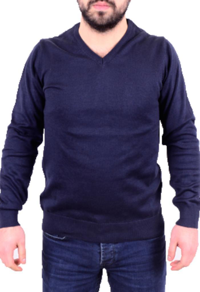 Twister Jeans Twister 3622 Lacivert V Yaka Erkek Kazak