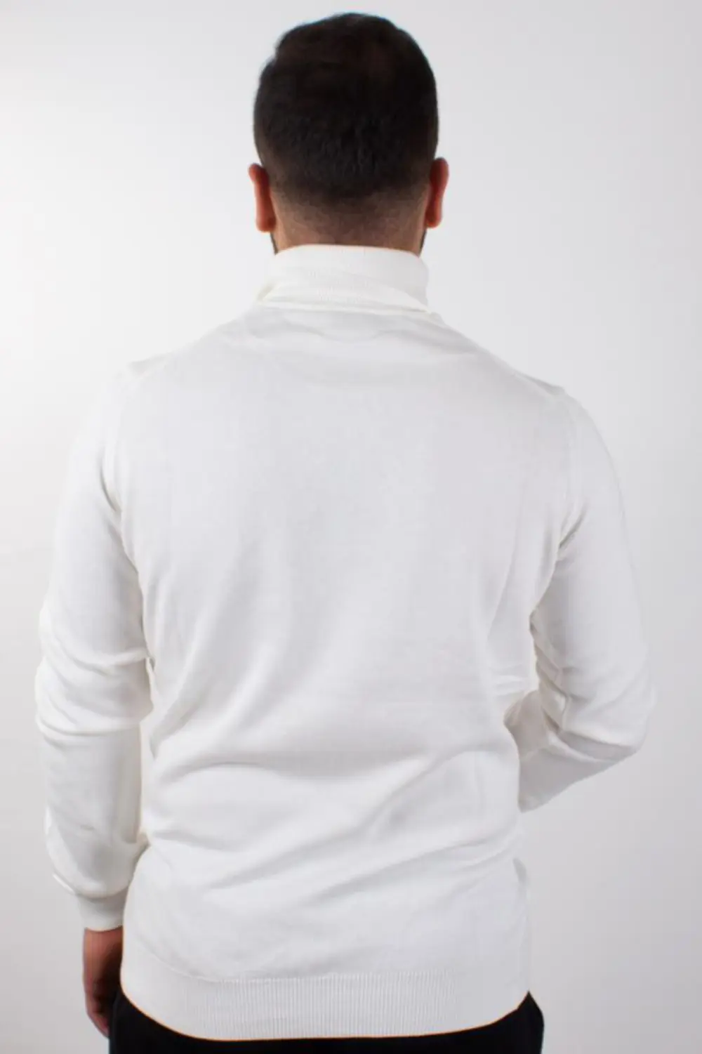 Twister 3623 Ekru Balıkçı Yaka Erkek Kazak